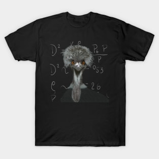 Funny Emu | Einstein | Humorous Gift T-Shirt